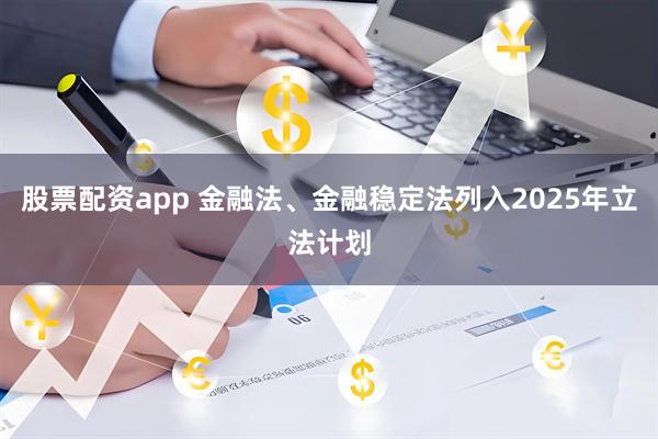 股票配资app 金融法、金融稳定法列入2025年立法计划