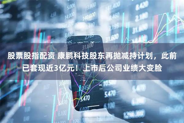 股票股指配资 康鹏科技股东再抛减持计划，此前已套现近3亿元！上市后公司业绩大变脸