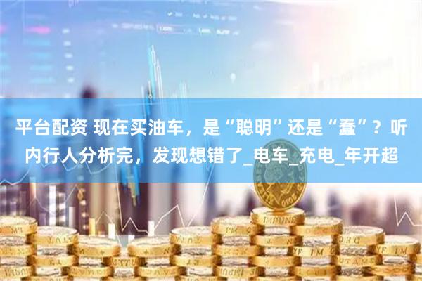 平台配资 现在买油车，是“聪明”还是“蠢”？听内行人分析完，发现想错了_电车_充电_年开超